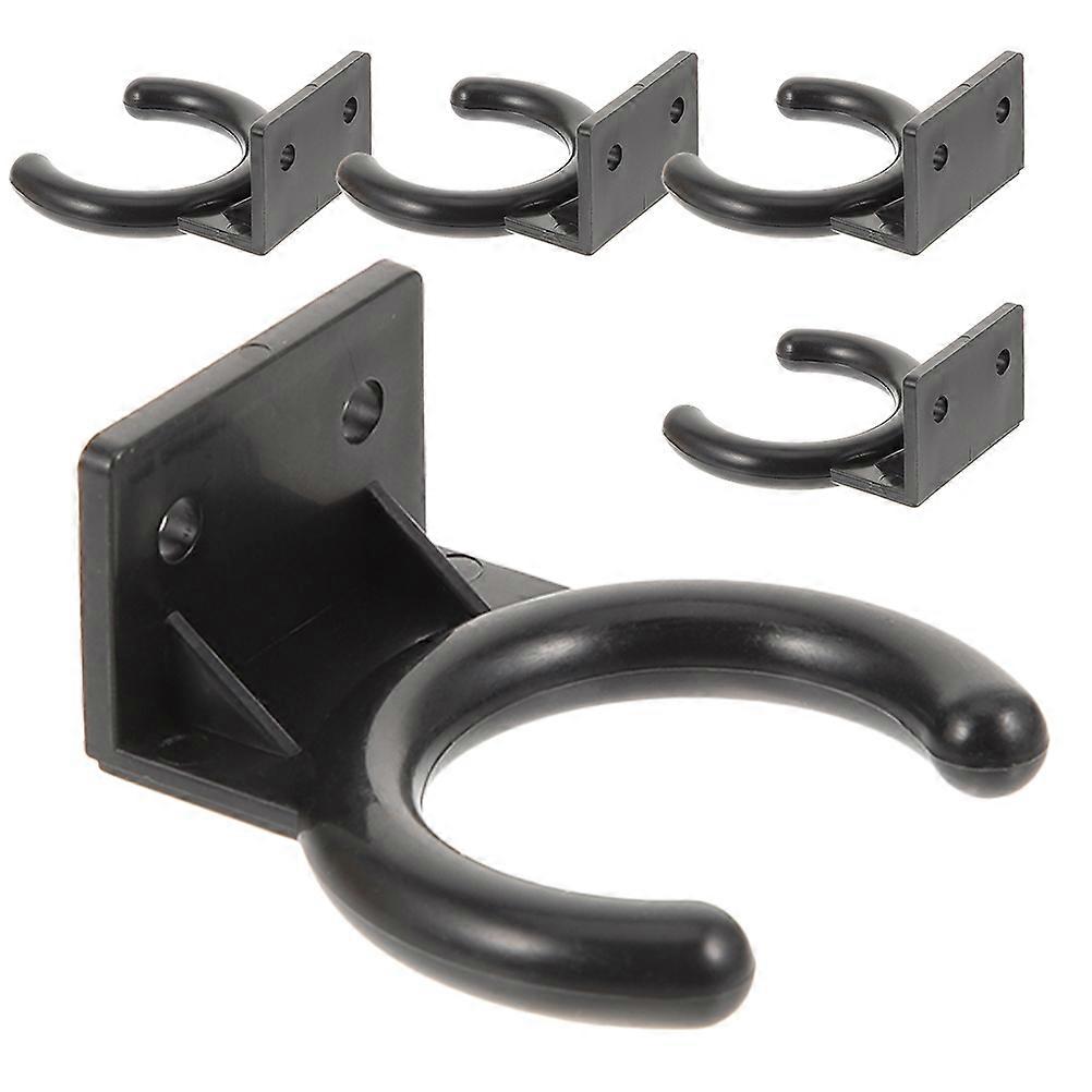 5pcs Microphone Wall Hanger Rack   Secure Hook Clip Holder for Easy Installation, Compact Design for Home Audio Recording & Storage