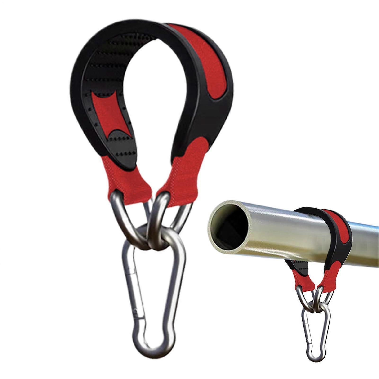 Heavy Duty Punch Bag Hanger for Home Fitness | Adjustable Heavy Duty Strap for Hammock Sandbags | Red Color, Durable Design