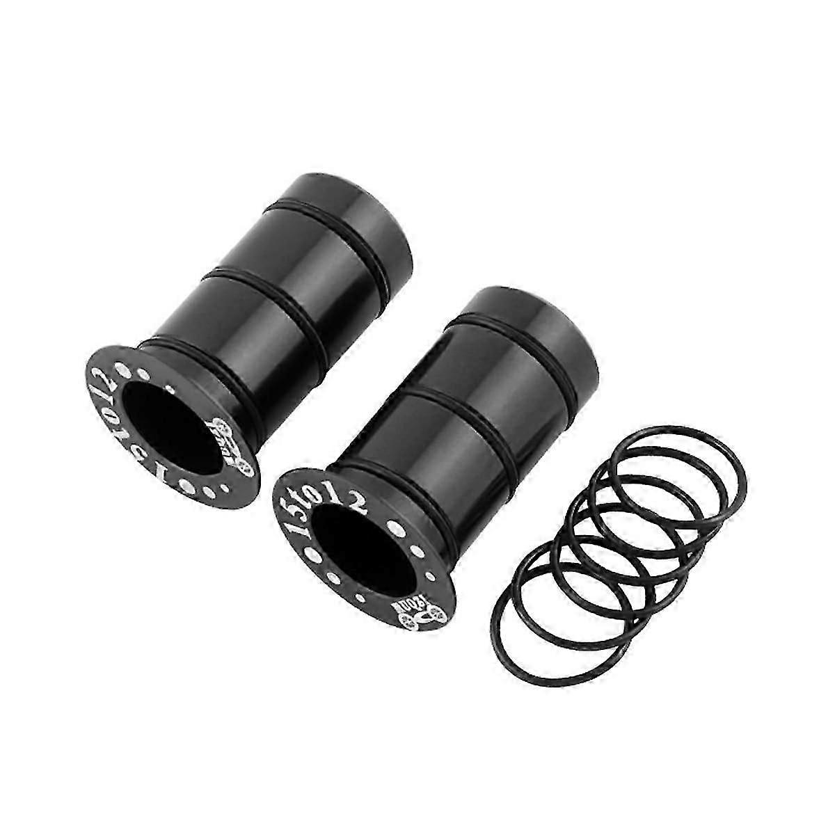 15mm to 12mm Bicycle hub axle Thru Adapter, axle Adapter Aluminum reducing Sleeve