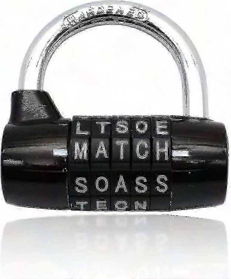 Waterproof & Rustproof 5 Letter Combination Padlock - Secure Code Lock by jjS