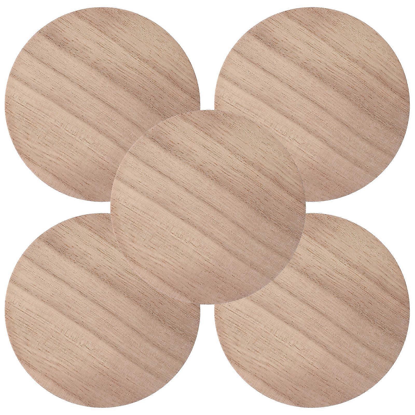 Wood Slices Round Wood Slices for Display 20Pcs Brown Unfinished