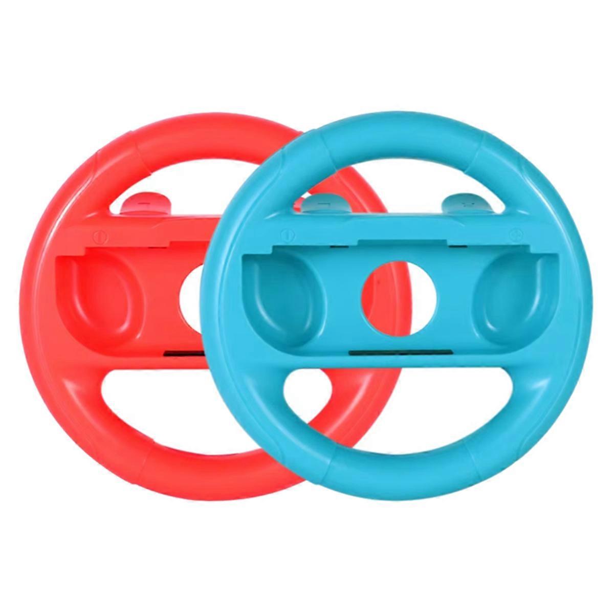 2Pcs Steering Wheel Controller Grip for OLED Left & Right Gamepad Holder for JoyCon Controller