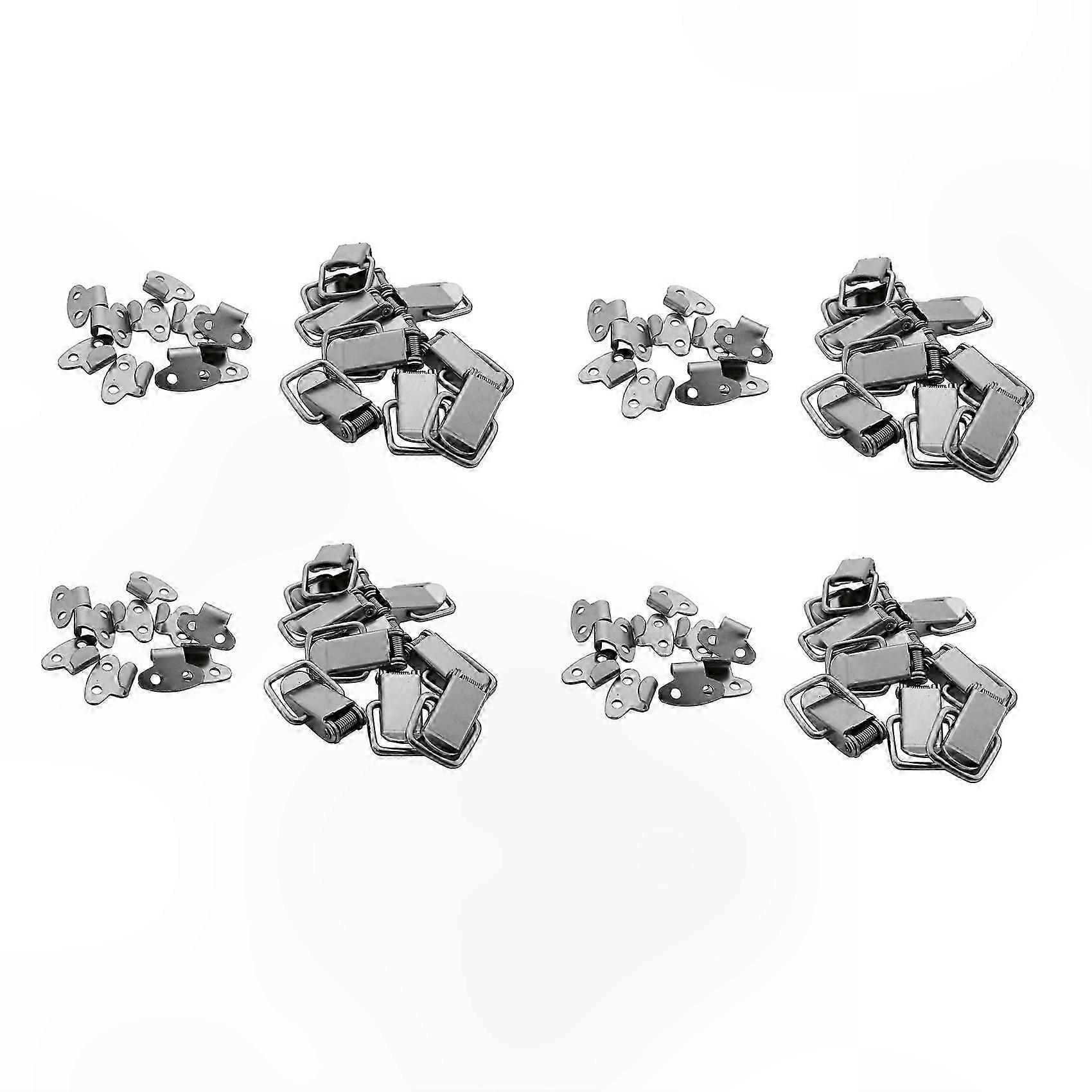 40-Pack Spring-Loaded Straight Loop Toggle Latches for Cabinets, 45mm Size