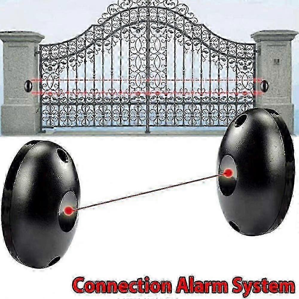 2 Stück Infrarot-Strahldetektor - Automatischer IR-Alarmsensor für Türlicht und Einbruchmeldeanlage