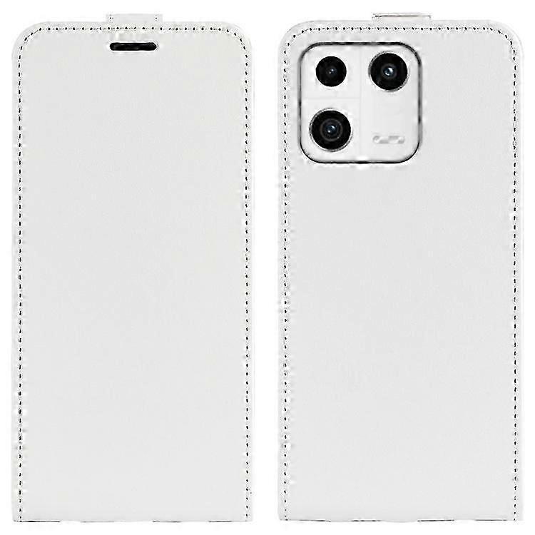 Phone Cover Compatible for Xiaomi 13 5G Crazy Horse Texture Leather Case with Vertical Flip and Card Holder