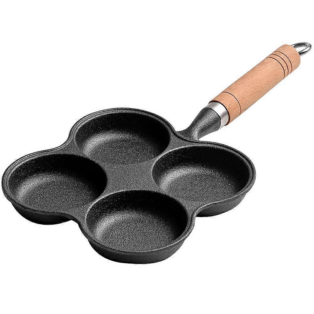 NonStick Omelette Frying Pan, Induction Frying Pan, Frying Burger Pan, Deepened Mini FourHole NonStick Frying Pan, Home Breakfast Pan