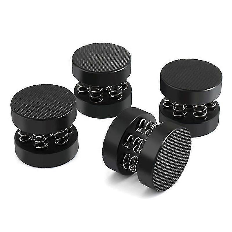 4Pieces Speaker Stands Foot Pads Spikes Spring Damping Pads Shock Absorptions