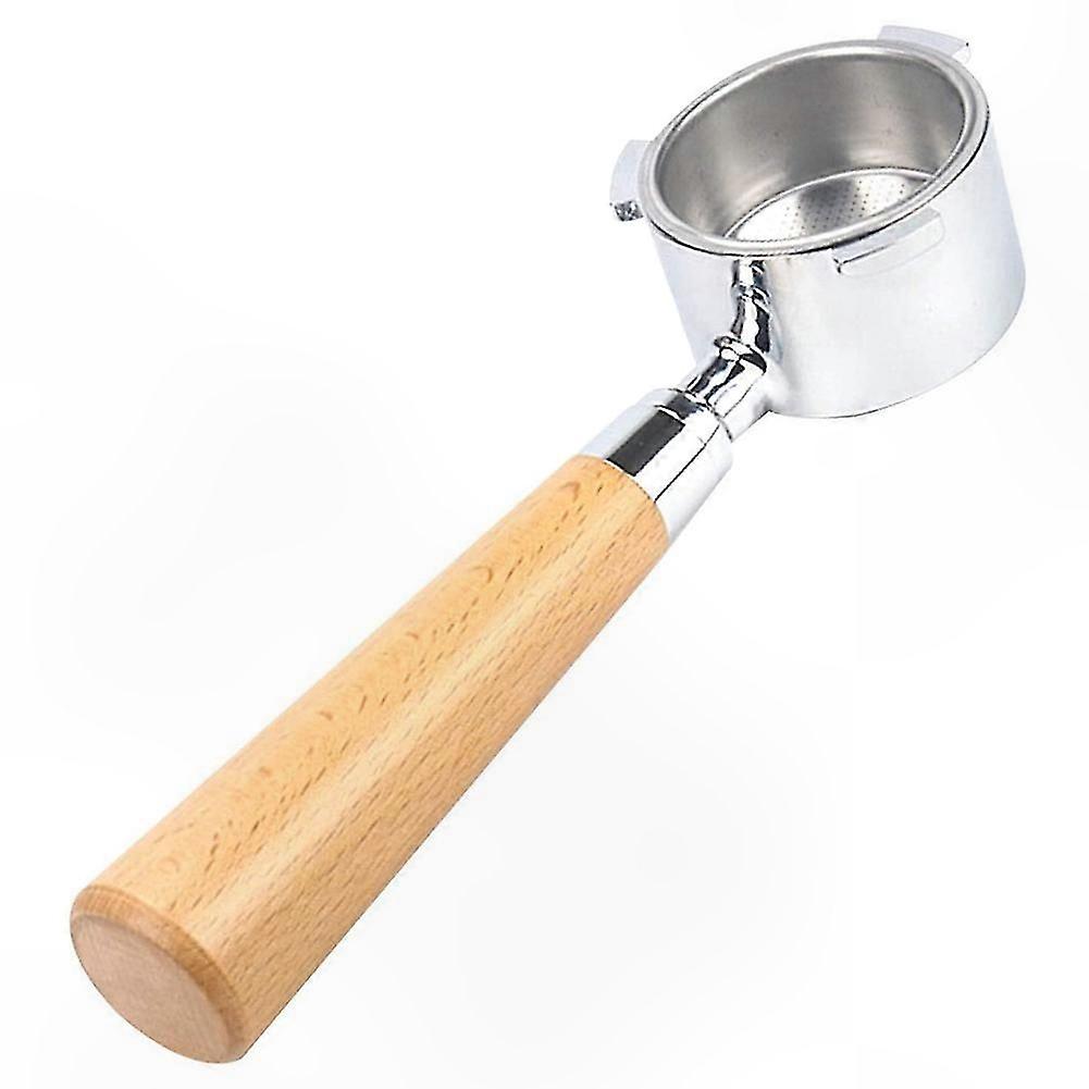 Bottomless Coffee Filter Holder with Removable Basket for Espresso Machines, 51mm Size