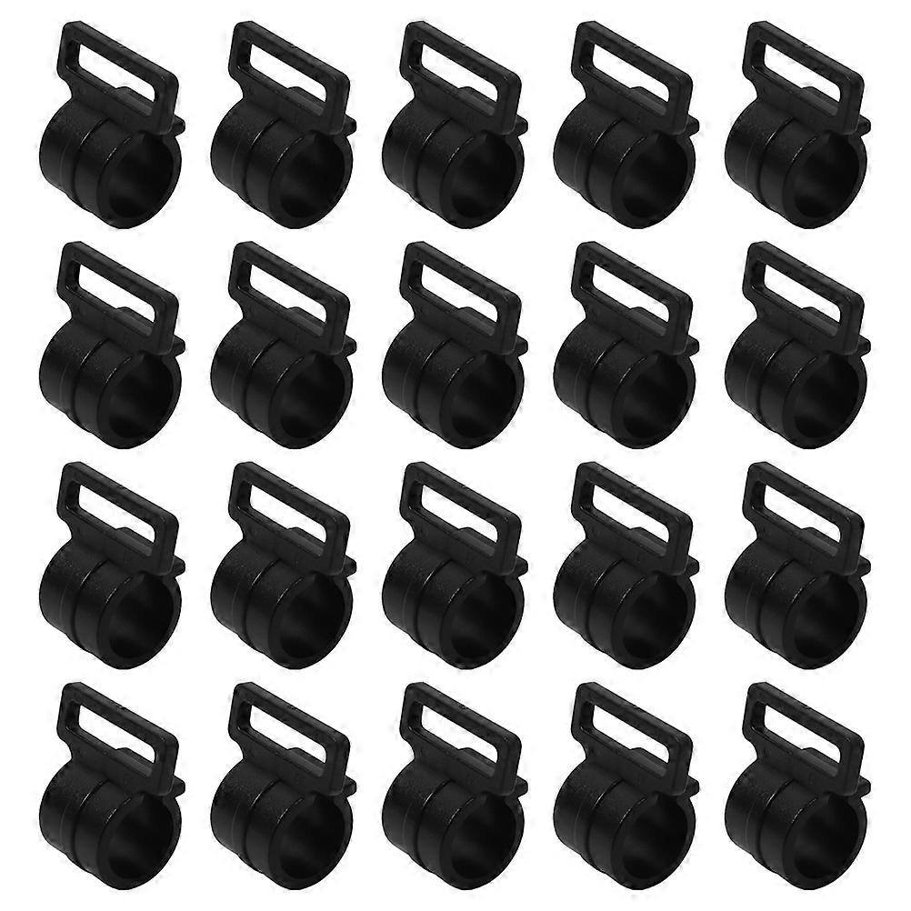 Tent Locking Clip Pole Connector for Camping Use 30Pcs Durable Plastic