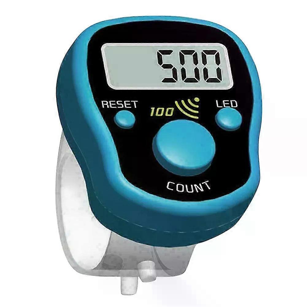 Mini Stitch Marker Row Finger Counter LCD Electronic Digital Display Hand Tally