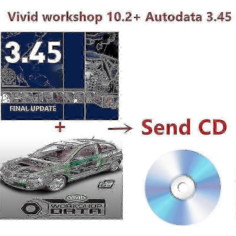 Nouvelle version Auto.data 3.45 et Vivid Workshop 10.2 Logiciel de réparation automatique + Guide vidéo d’installation + Re