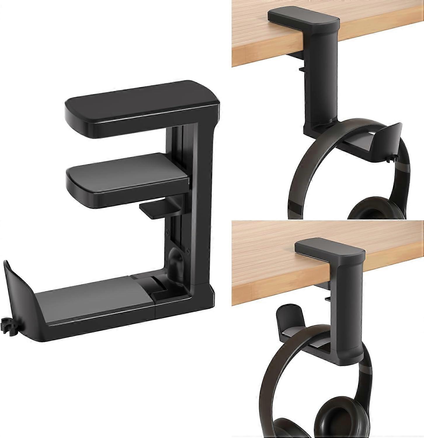 Headphone Hook, Adjustable Under Desk Gaming Headset Holder Mount Hook