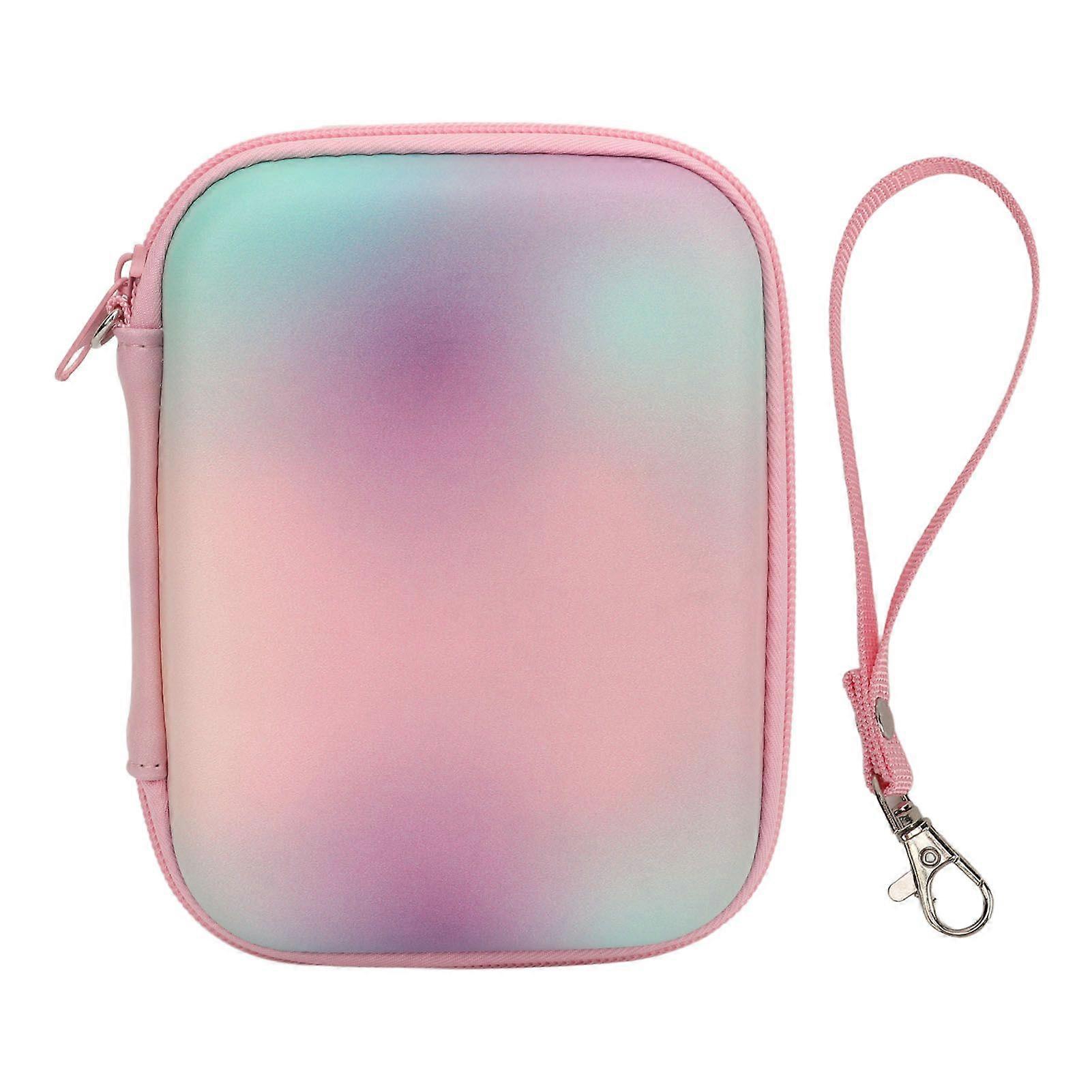 Instant Camera Hard Case with Smooth Zipper EVA Waterproof Universal Instant Camera Carrying Case for Mini EVO for Link 2 Printer