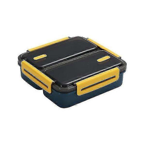 Japanese style Bento Box for children Portable outdoor picnic lunch box leak-proof container(blue)