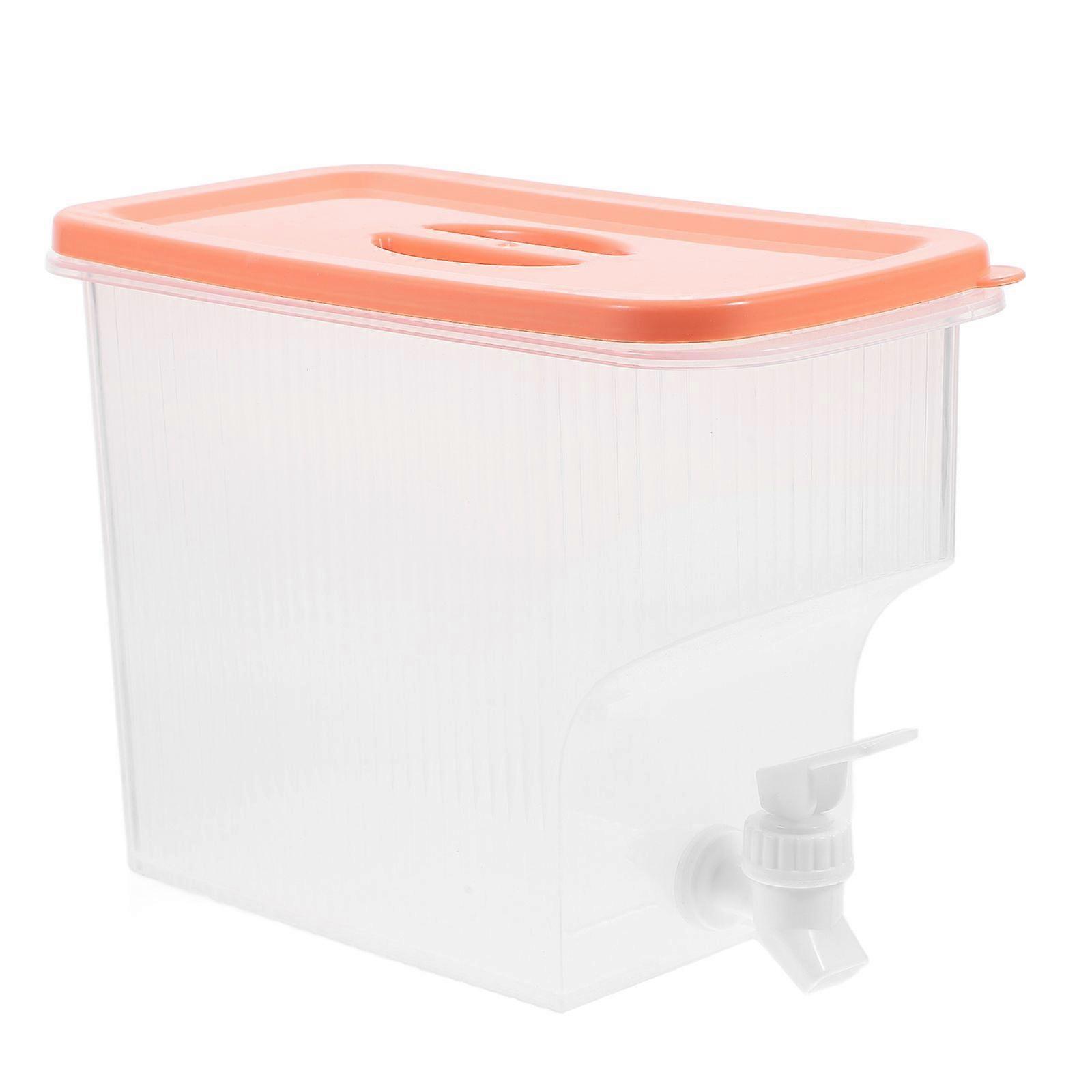 Plastic Beverage Dispenser with Spigot Lemonade Drink Container Ice Tea Drink Dispenser Plastic Cold Dispenser Container for Bar Buffet Party