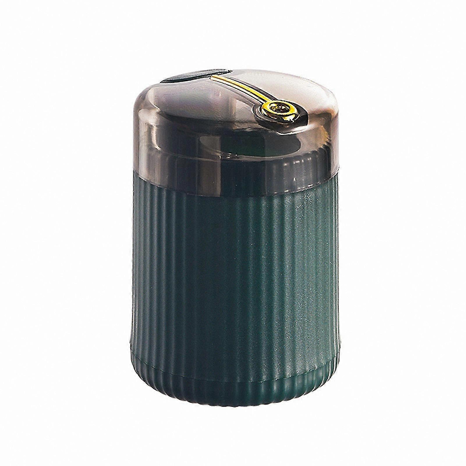Toothpick Dispenser with Automatic Pop-Up Function - Compact Plastic Design for Home, Kitchen, Dining Room, and Office Use