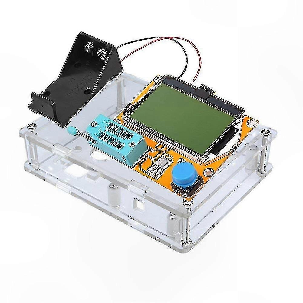 Digital Transistor Tester LCR Meter with 12864 LCD Screen for Capacitance MOS PNP NPN Component Testing