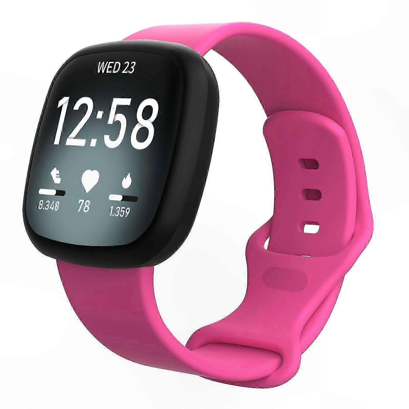 Silicone Watch Band for Fitbit Versa 4, Versa 3, Sense 2, Sense xDfind Replacement Strap