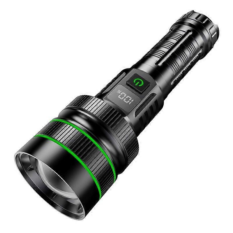 Super Bright LED Rechargeable Flashlight, 120,000 High Lumens Flashlights, XHM77.2 Zoomable Tactical Flashlight with 5 Modes, Brightest Waterproof Fla