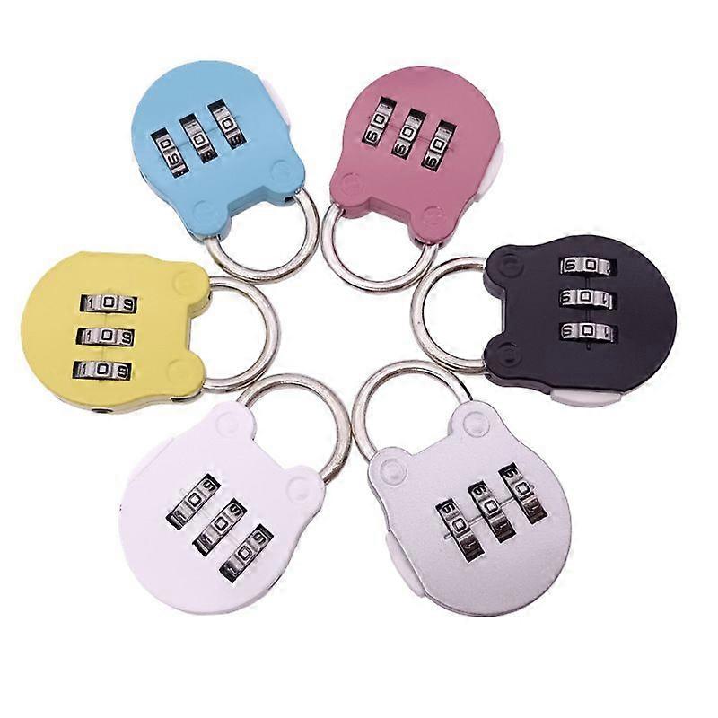 Pcs Combination Lock, Combination Lock, 3 Digit Code Lock, Mini Colorful