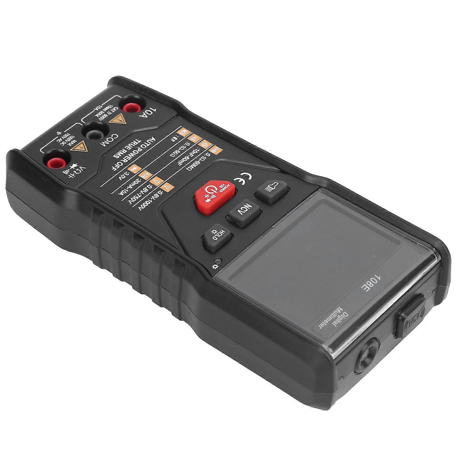 108E Digital Multimeter True RMS Ammeter Voltmeter 6000 Counts