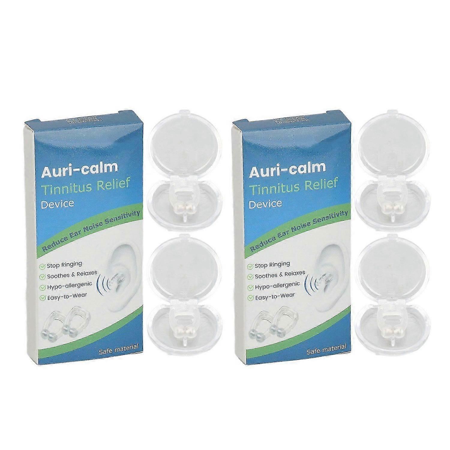 2025 Latest Model 2pcs Tinnitus Relief Device Massaging Ear Pressure Reduction...