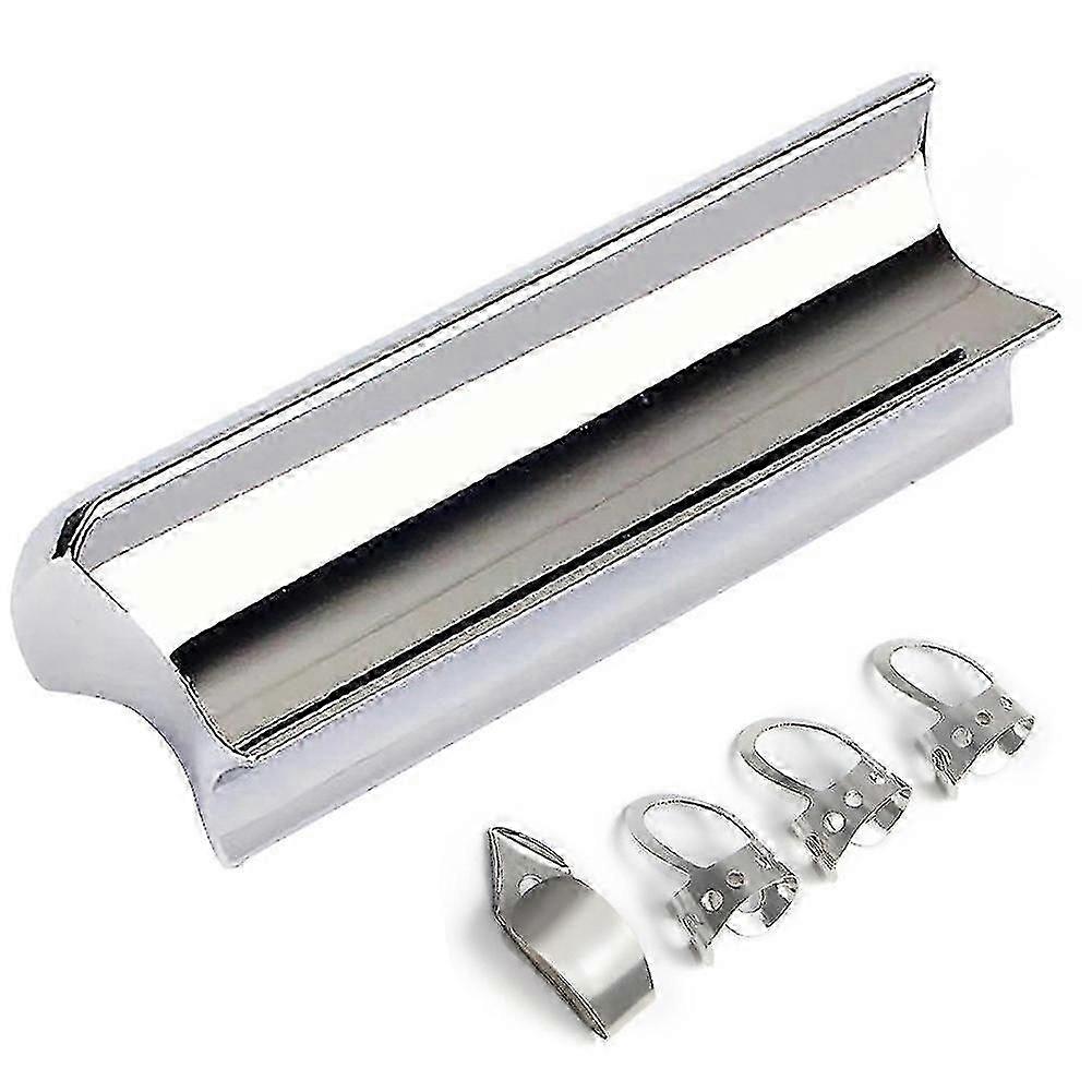 Rostfritt stålgitarrsläde för Dobro, Lap Steel-gitarr, Hawaii-gitarr, elgitarr