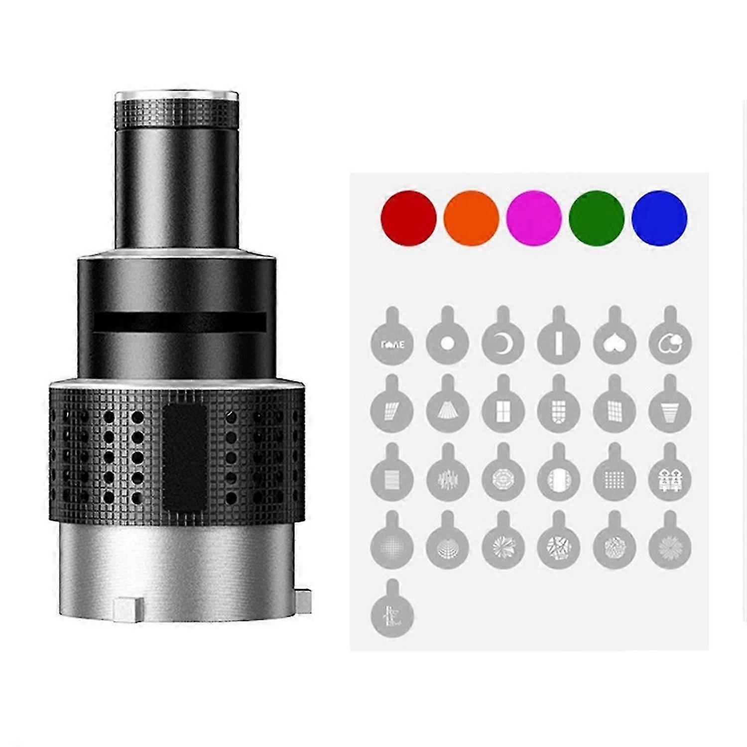 Photograph Flash Snoot Conical Lens Video Photo Studio Light Kit