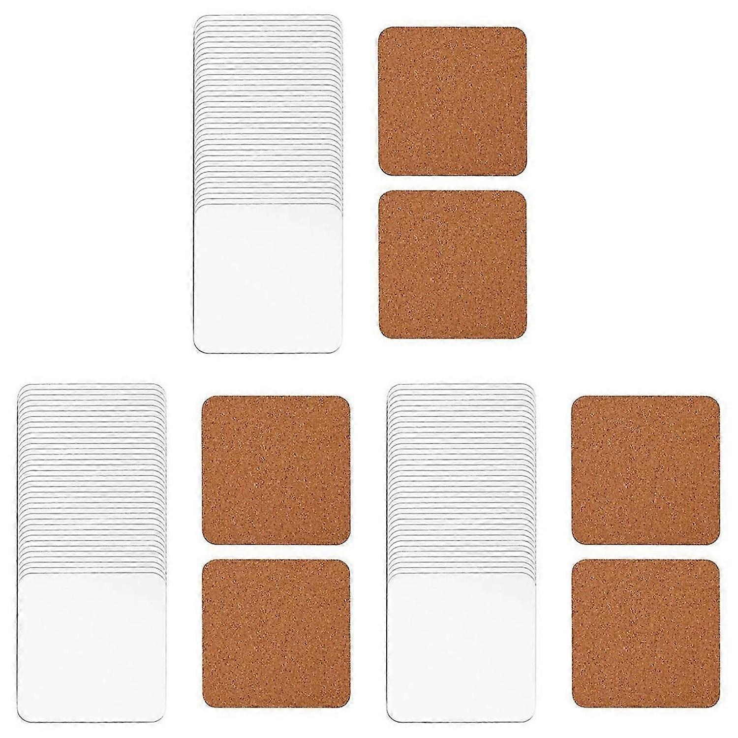 40Pcs Sublimation Square Coasters, Cardboard Coasters