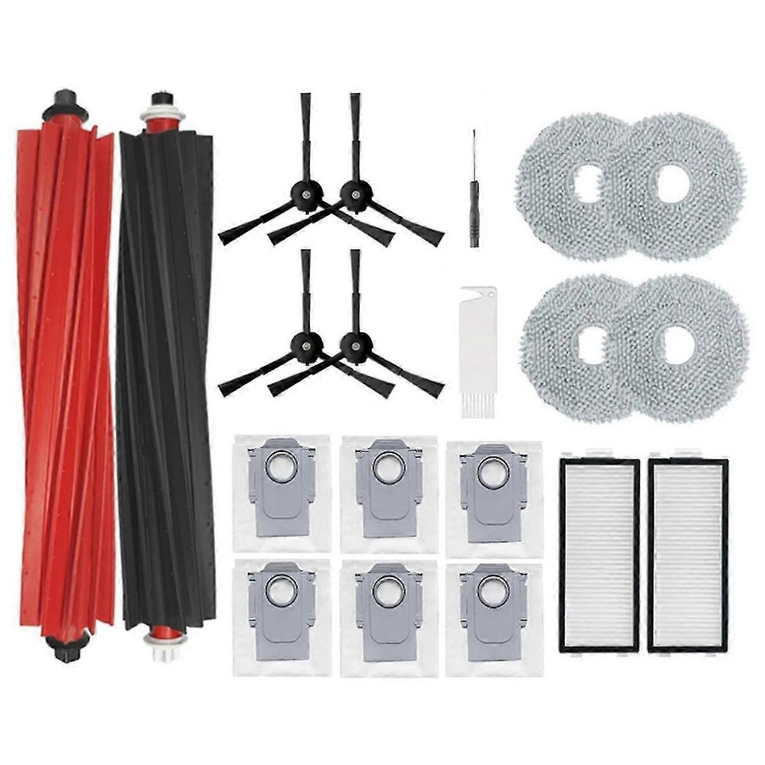 Replacements Parts for P10S Pro / V20 Robot Vacuum Cleaner Main Side Brush Mop Filter Dust Bag Accessories Kit