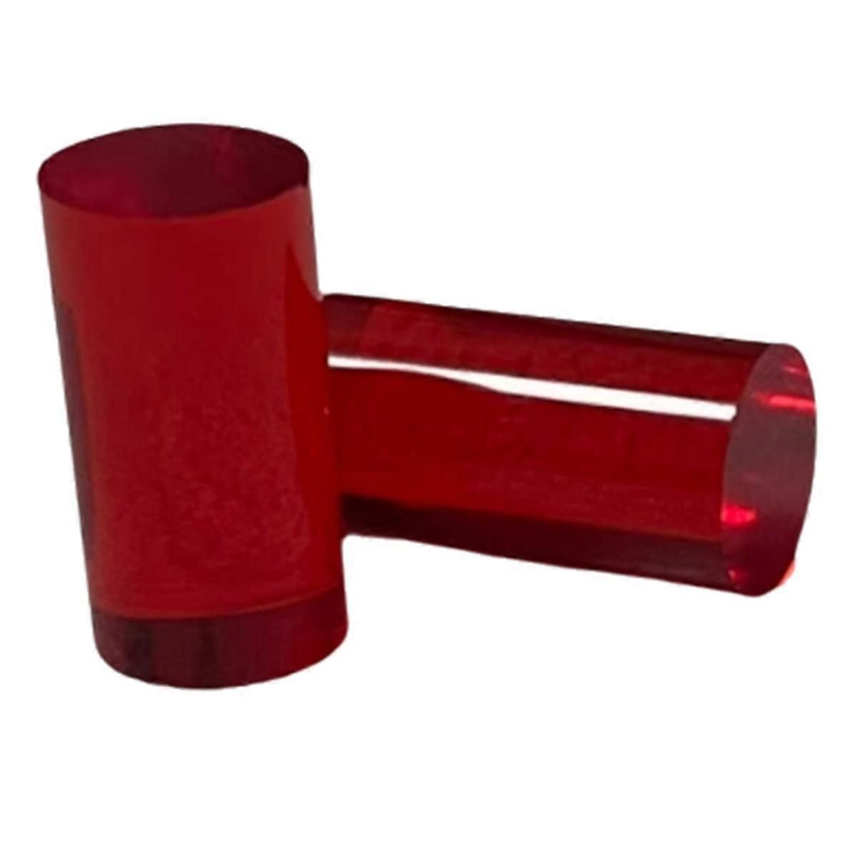 2pcs Colorful Acrylic Pool Cue Ferrules Round Billiard Jump & Break Cue Ferrules OD15mmxL28mm Billi