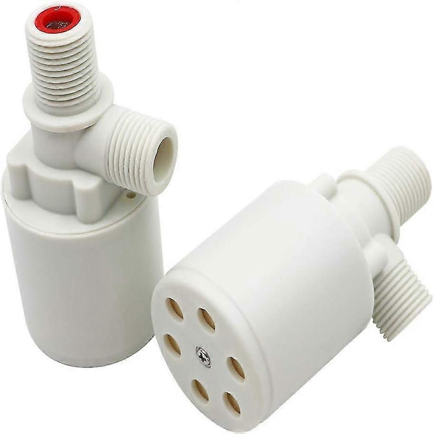 Water Level Control Valve 1/2" Auto Fill Shut Off Water Float Valve for Fountains Aquarium,Pack of 2 (1/2")
