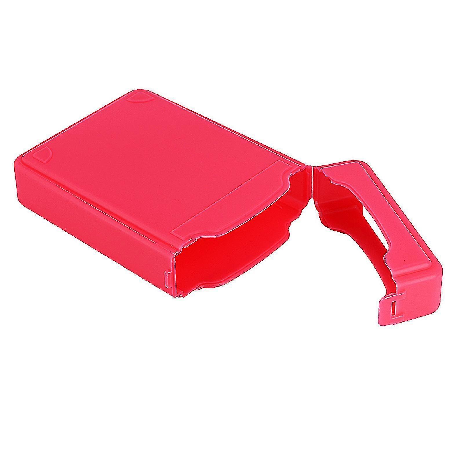 3.5" Hard Case HDD SSD Anti static Disk Storage Box Shockproof Dust proof NOn slip Red 2025