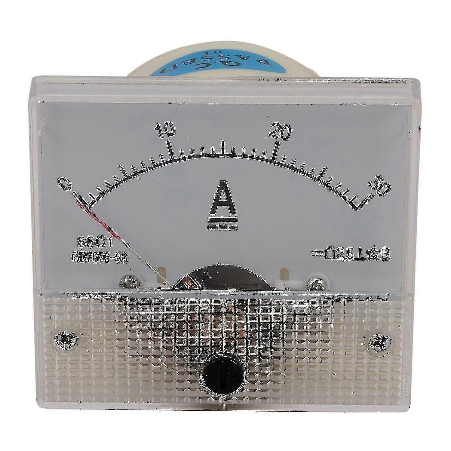 85C1-A Gleichstrom Analoges Amperemeter Panel Meter Messgerät 30A Amperemeter Strom Mechanische Amperemeter-DT