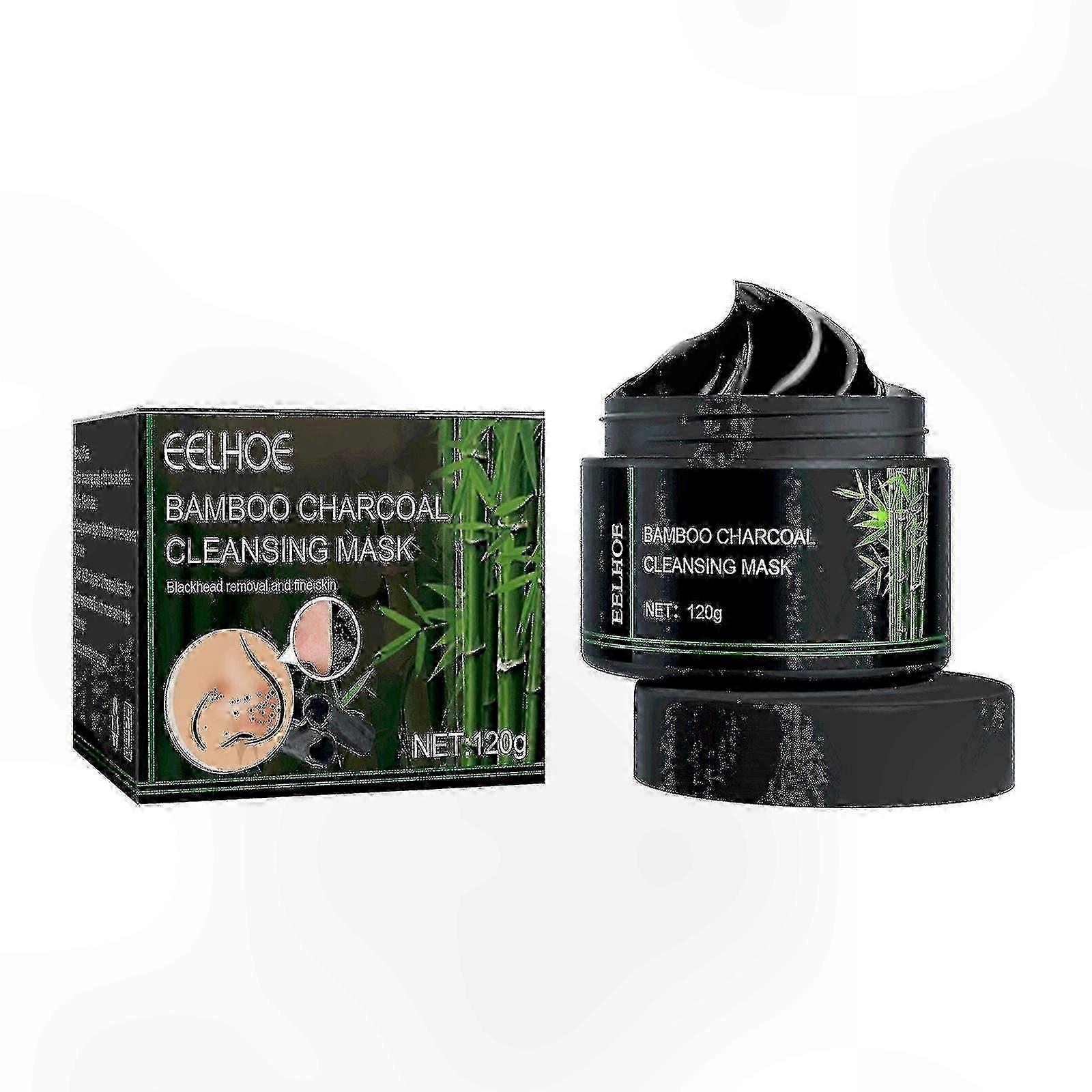Activated Charcoal Mask for Deep Pore Cleansing, Blackhead Removal, and Acne Treatment