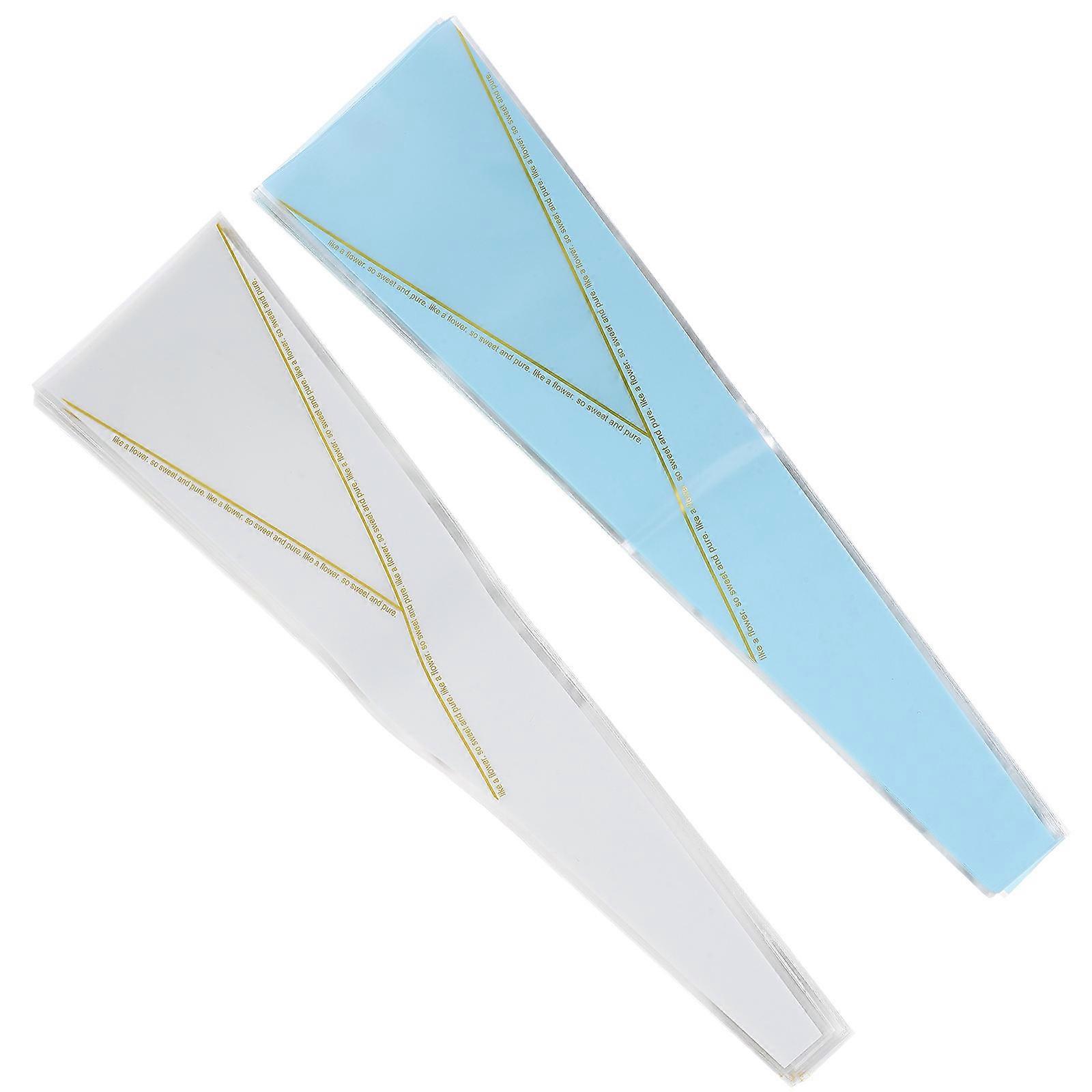 Rose Wrap Single Rose Wrapping Material for Flower Gift 2Packs Assorted Color