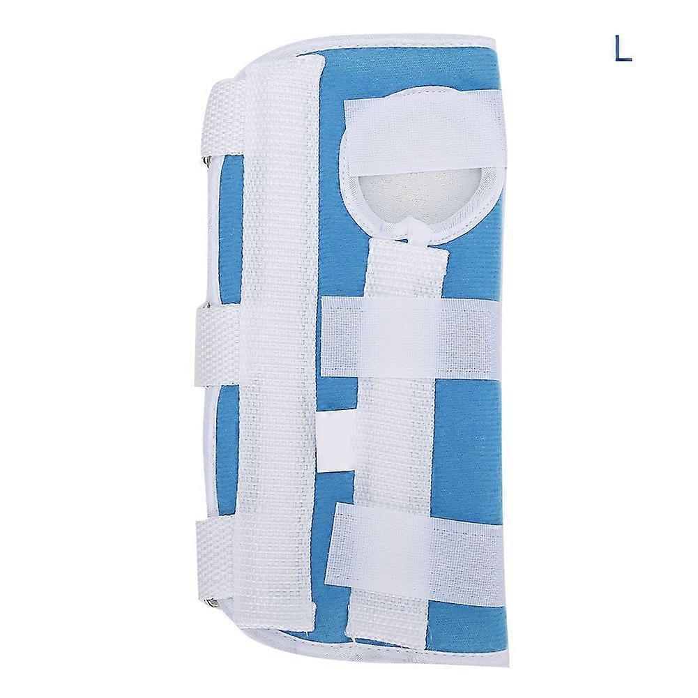 Wrist Support Splint Wrist Sprain Fracture Correction Recovery Support BraceLeft Hand Blue L
