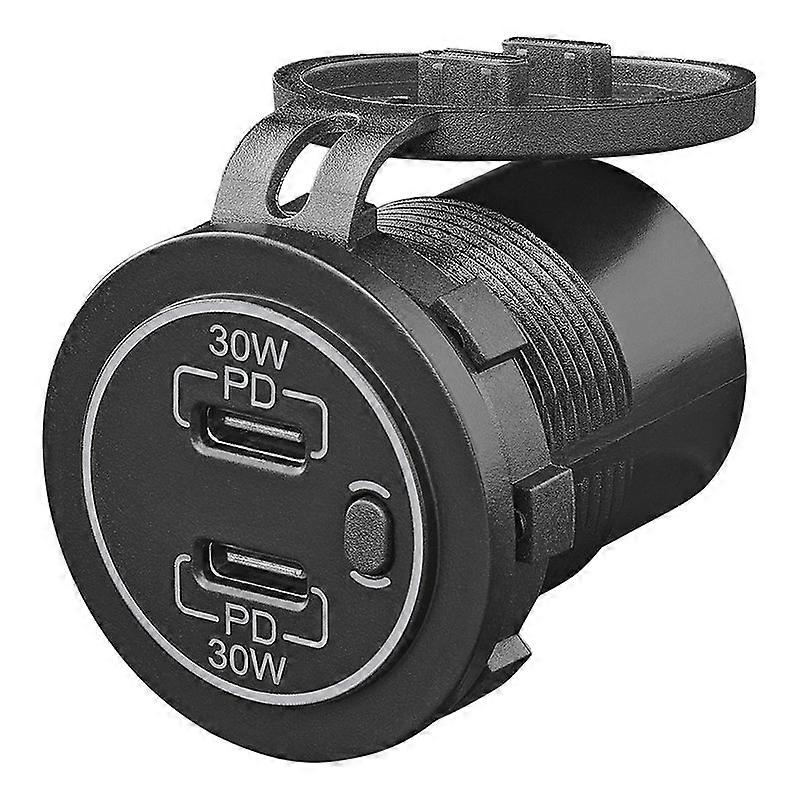 USB rychlonabíječka, vestavěná typ C, 12/24V, 3A