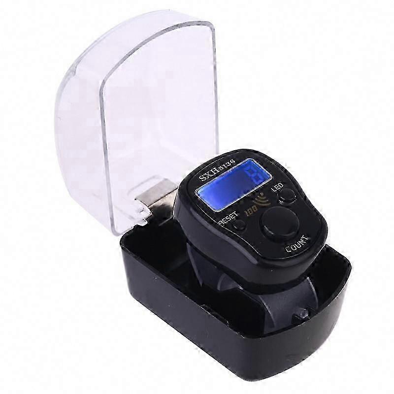 Portable Wrist Digital Electronic Counter with LED Light and Sound Finger Tool