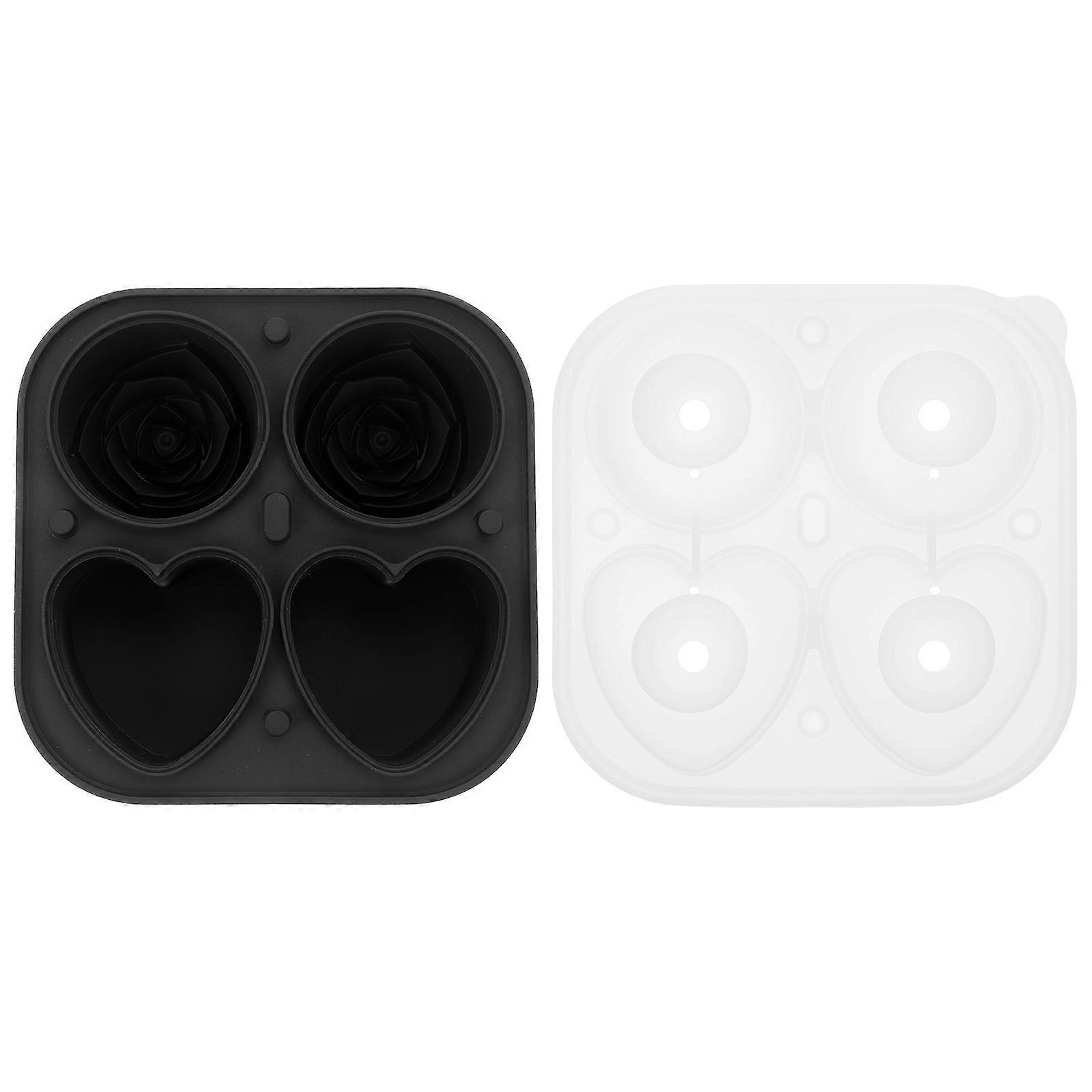 Ice Cube Tray Silicone Ice Tray for Home Use Assorted Color