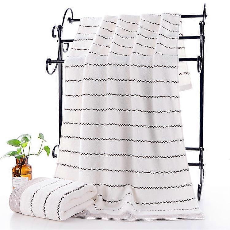 32-strand Cotton Wave Absorbent and Durable Bath Towel