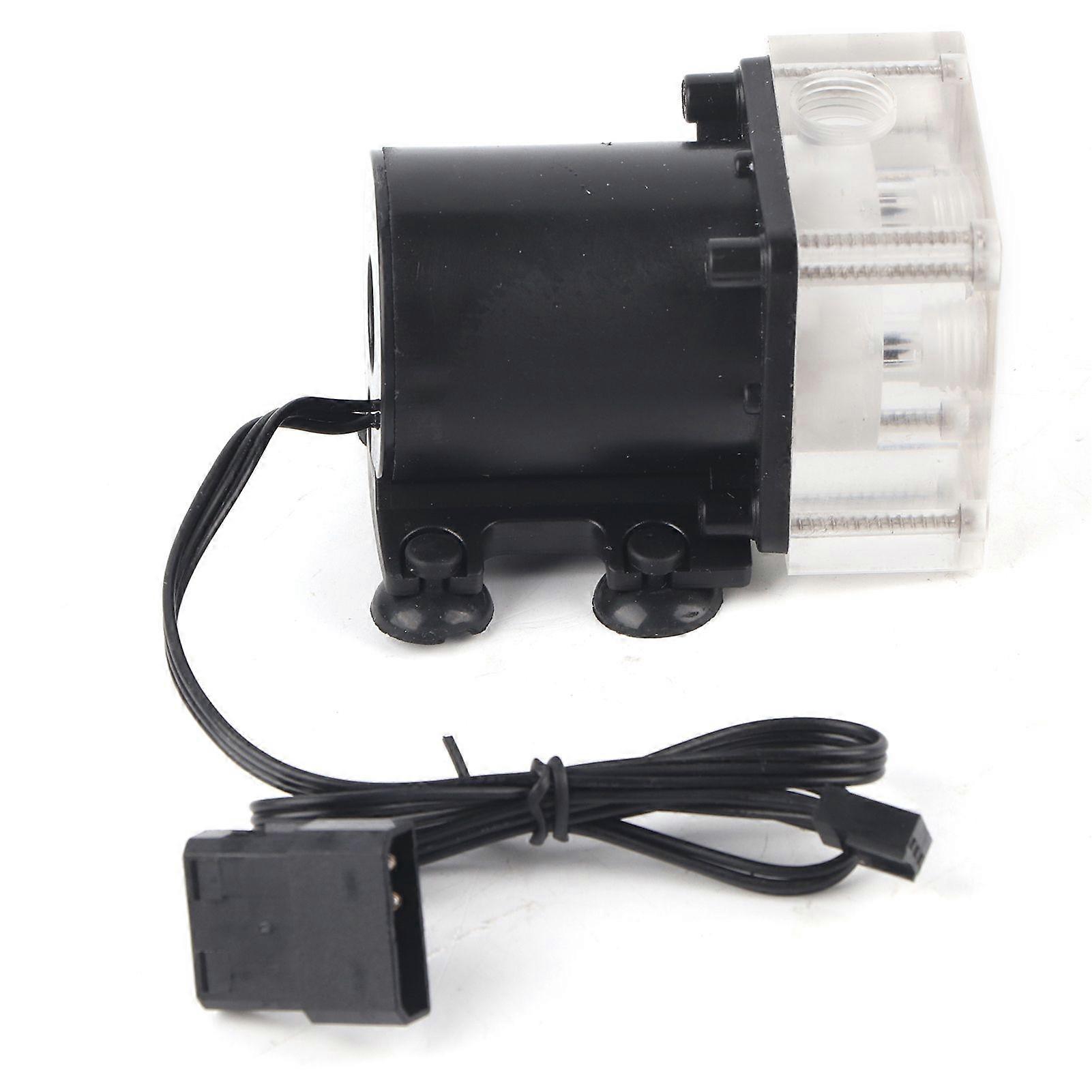 Noiseless CPU Water Bump Computer Water Cooling System Pump G1/4 Thread for PC 500L/H