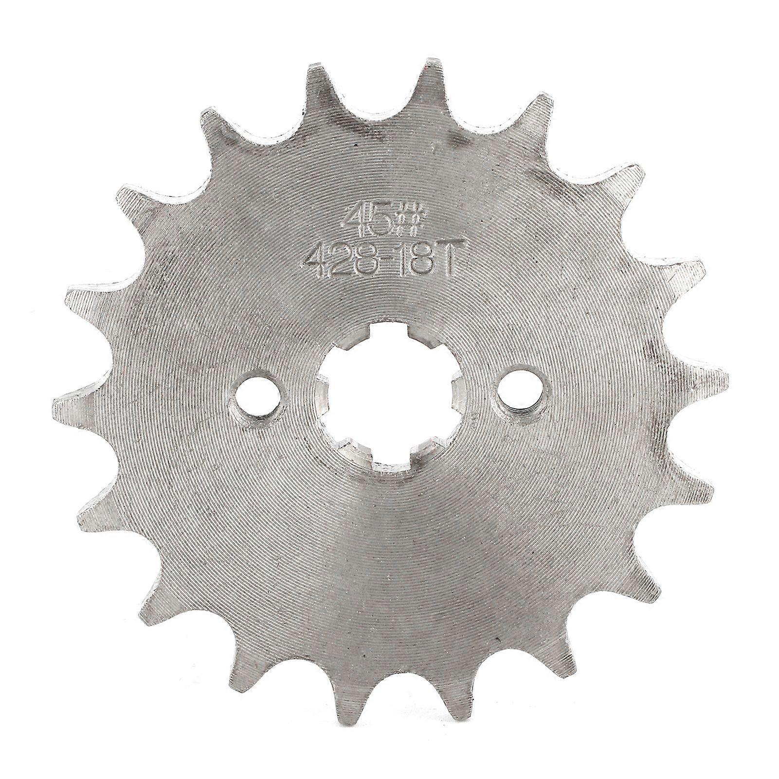 18 Teeth Front Sprocket Cog Parts Fit for PIT PRO Trail Dirt Bike 110cc 125cc 140cc 428 Chain