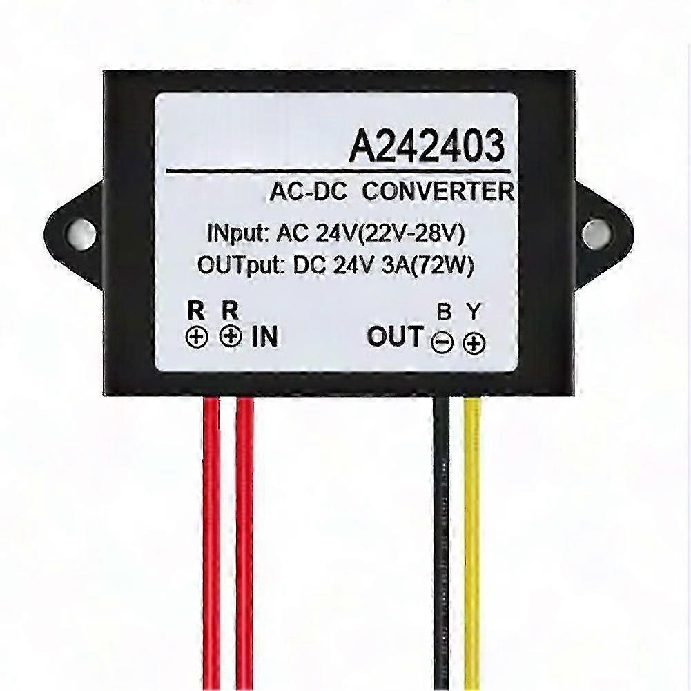 24V AC to DC 24V 1A/2A/3A Mini Waterproof Power Converter Adapter Module
