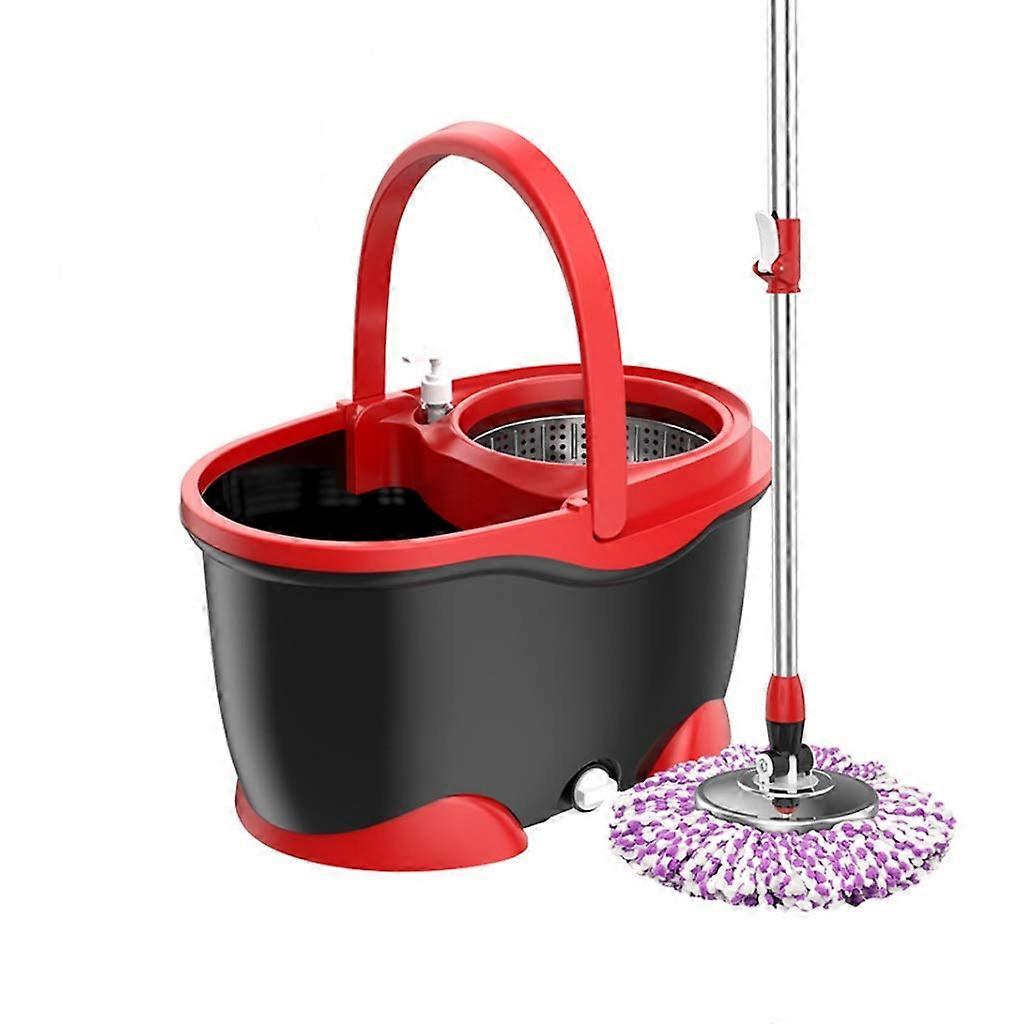 Mop Cleaning Spin Mop Self Spinning Washable Microfiber Mop Heads Easy To Use And Store
