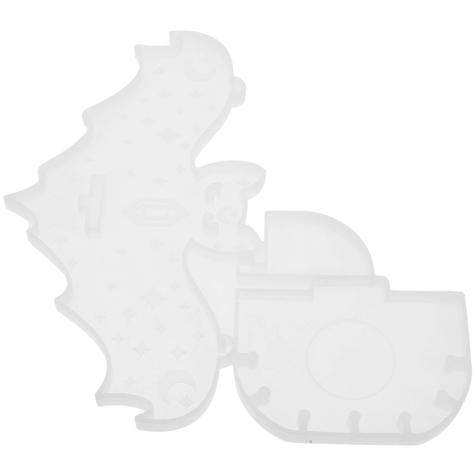 Creative Silicone Storage Rack Mold Used for DIY Craft 2Pcs Silicone Mold