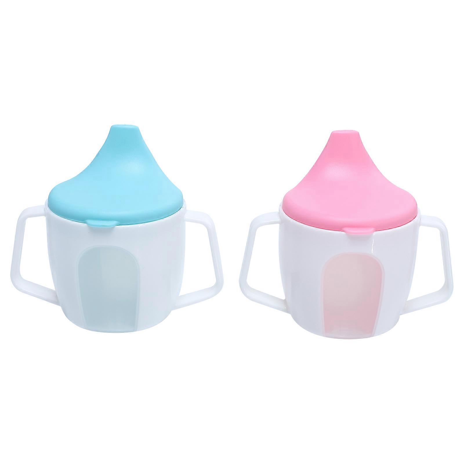 Baby Duckbill Cup Handle Water Bottle with 4Pcs for Kids