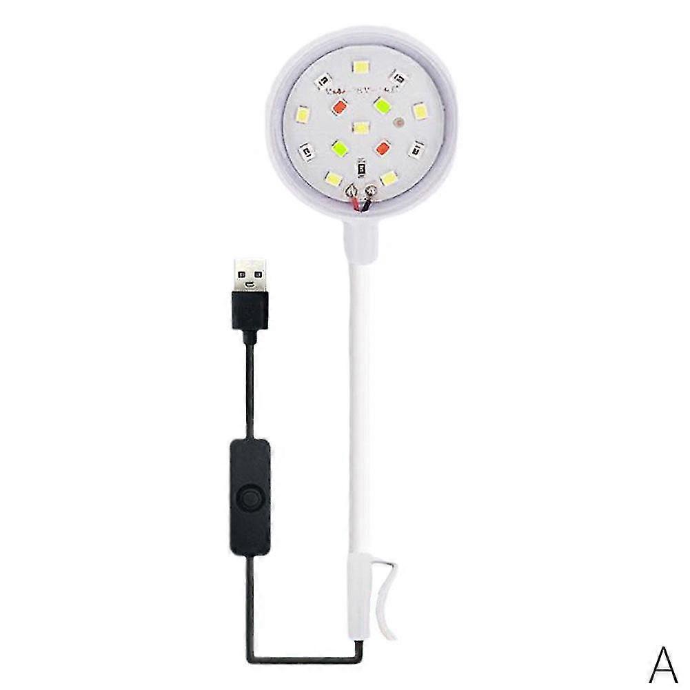 Aquarium LED Lamp Colorful Lights Color Changing Bubble Light LED Diving Lights 2025