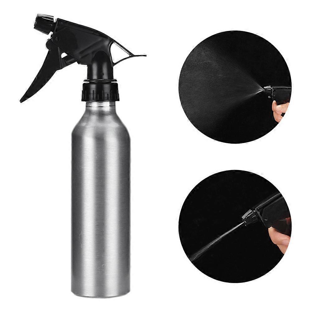 Alloy Water Sprayer Multi Function Aluminium Alloy Spray Bottle For Baking Props Gardening Portable Lightweight 250ml Silver 2Pcs