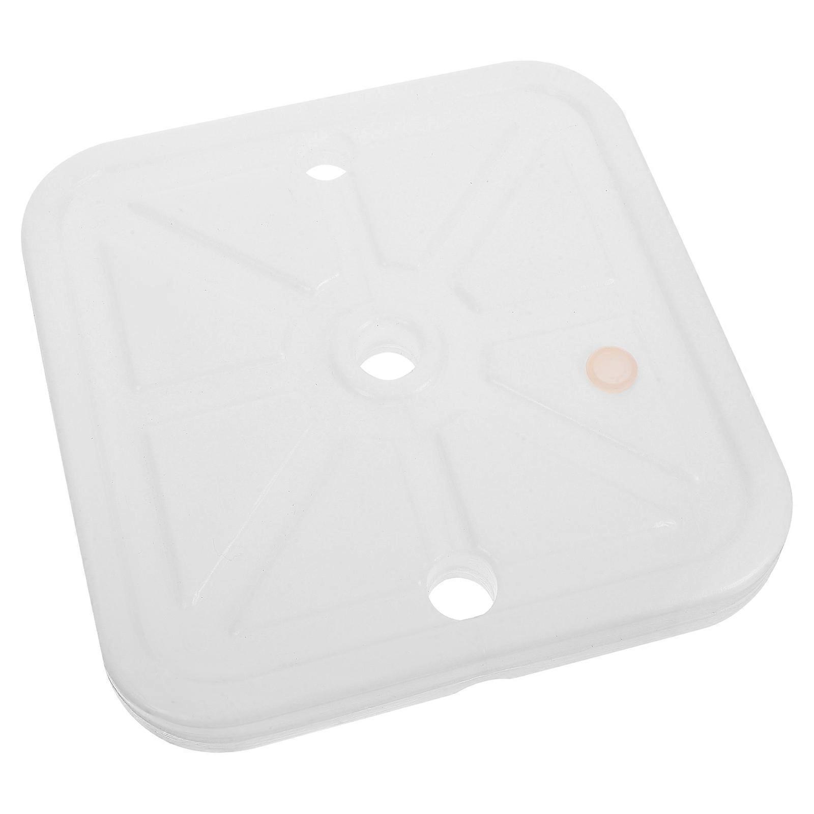 Square Column Party Plastic Base Support For Balloon Display In White 1Pack